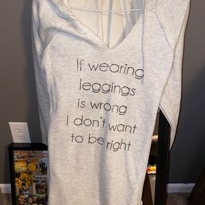 Long length sweater